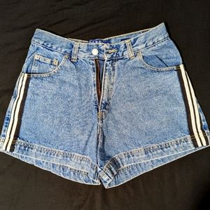 High Waisted Denim Shorts